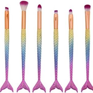 🆕 NEW & SEALED! Mermaid Makeup Brushes Set Eyeshadow